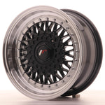 JR Wheels JR9 15x7 ET20 4x100/108 Negro brillante con borde mecanizado