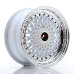 JR Wheels JR9 15x7 ET20 4x100/108 White w/Machined Lip