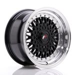 JR Wheels JR9 15x8 ET20 4x100/108 Gloss Black w/Machined Lip