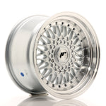 JR Wheels JR9 16x9 ET20 4x100/108 Silver w/Machined Lip+Silver Rivets