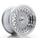 JR Wheels JR9 17x10 ET20 5x112/120 Silver w/Machined Lip+Silver Rivets