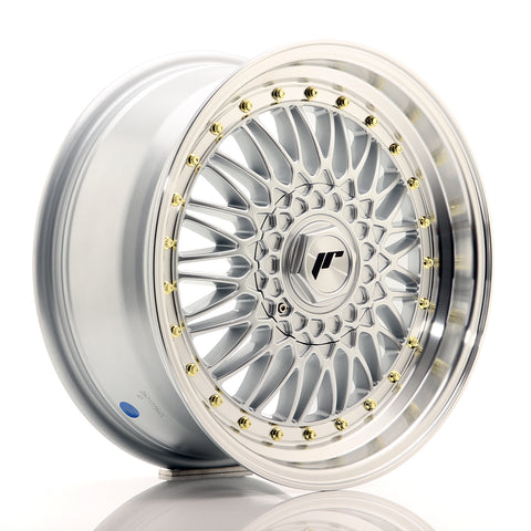 JR Wheels JR9 17x7.5 ET20 4x100/108 Silver w/Machined Lip