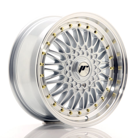 JR Wheels JR9 17x7.5 ET25 5x114/120 Plata con labio mecanizado