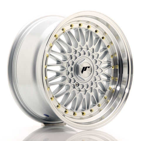 JR Wheels JR9 17x8.5 ET20 4x100/108 Silver w/Machined Lip