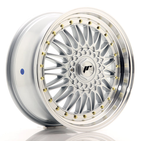 JR Wheels JR9 18x8 ET40 5x112/114 Plata con borde mecanizado