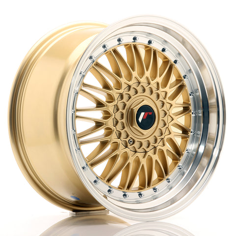 JR Wheels JR9 18x9 ET20-40 BLANK Dorado con borde mecanizado