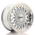 JR Wheels JR9 18x9 ET20-40 BLANK Plata con borde mecanizado