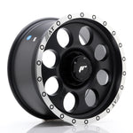 JR Wheels JRX4 17x8.5 ET20-35 BLANK Matt Black w/Machined Lip