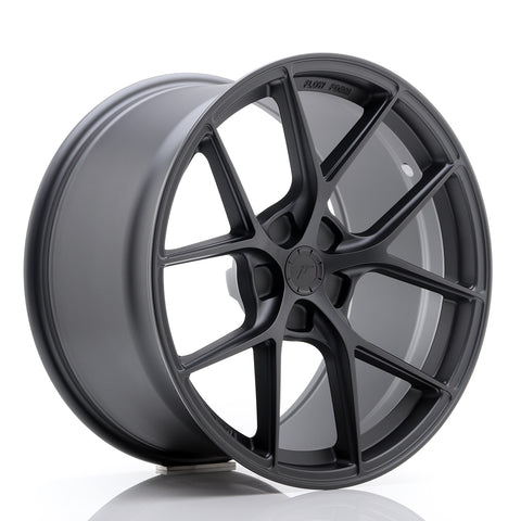 JR Wheels SL01 19x10.5 ET25-40 5H BLANCO Mate Gun Metal