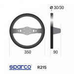 Sparco R215 steering wheel