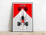 PETROCORAZÓN MCLAREN MP4/8 | IMPRESIÓN ARTÍSTICA