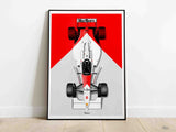 PETROHEART MCLAREN MP4/8 | ARTPRINT