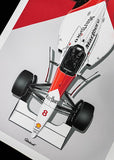 PETROHEART MCLAREN MP4/8 | ARTPRINT