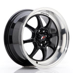 JR Wheels TF2 15x7.5 ET10 4x100/114 Gloss Black