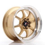 JR Wheels TF2 15x7.5 ET30 4x100/114 Gold